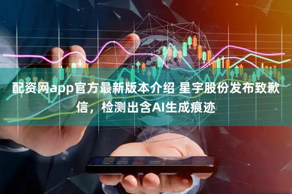 配资网app官方最新版本介绍 星宇股份发布致歉信，检测出含AI生成痕迹